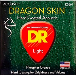 DR Strings DSA-12 Dragon Skin K3 Coated Acoustic Strings Medium