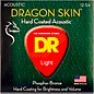 DR Strings DSA-12 Dragon Skin K3 Coated Acoustic Strings Medium thumbnail