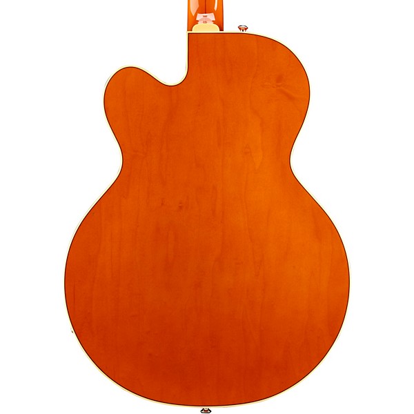Gretsch Guitars G6120DE Duane Eddy Hollowbody Electric Guitar Western Orange Stain