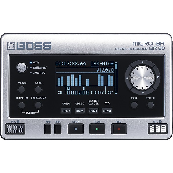Open Box BOSS Micro BR BR-80 Digital Recorder Level 1