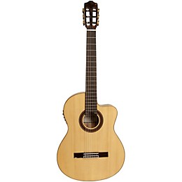 Open Box Cordoba GK Studio Negra Acoustic-Electric Nylon String Flamenco Guitar Level 2 Natural 190839352170