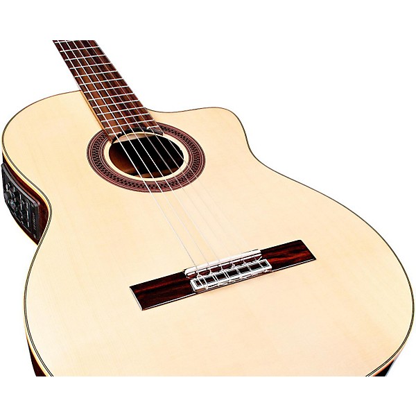 Open Box Cordoba GK Studio Negra Acoustic-Electric Nylon String Flamenco Guitar Level 2 Natural 190839113214