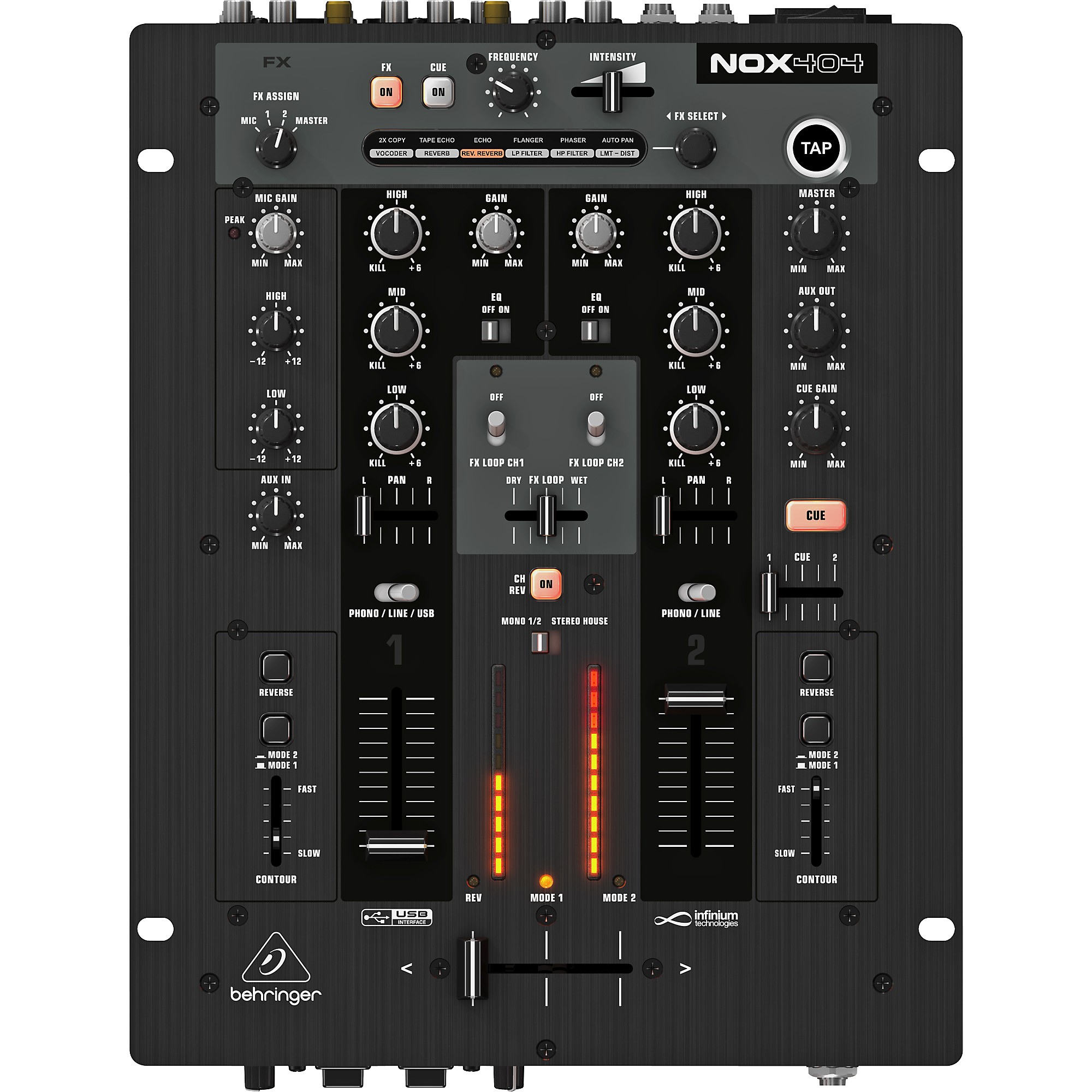 メロディーナフォーム Behringer NOX404 PRO DJ Mixer | Guitar Center
