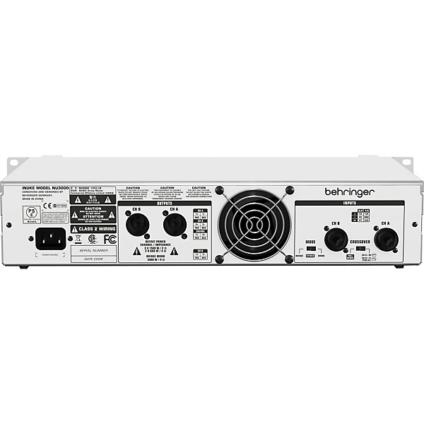 Open Box Behringer iNUKE NU3000 Power Amp | Guitar Center