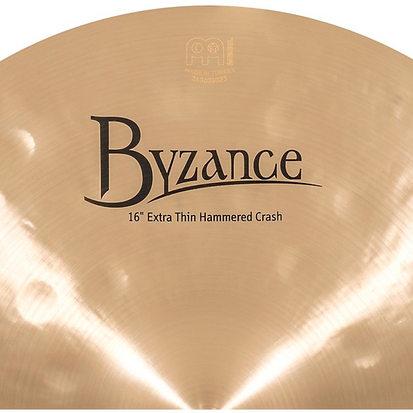 MEINL Byzance Traditional Extra Thin Hammered Crash Cymbal 16 in.