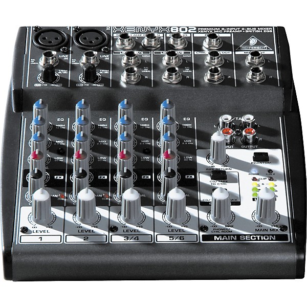 chiroさん専用behringer XENYX 802（外箱あり） Behringer XENYX 802 Portable Small Studio Audio Mixer No