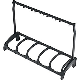 K&M Guardian 5-Guitar Stand Rack-style (5 Guitars) Black