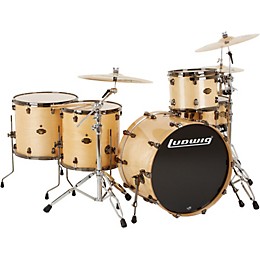 Ludwig Epic Pro Beat 5-Piece Shell Pack Natural Birch