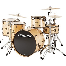 Ludwig Epic Pro Beat 5-Piece Shell Pack Natural Birch