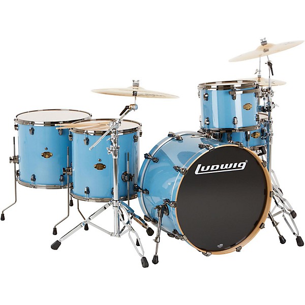 Ludwig Epic Pro Beat 5-Piece Shell Pack Celestial Blue