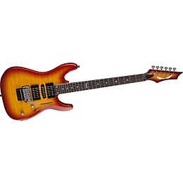 Dean Custom 380 Electric Guitar Transparent Amber Burst
