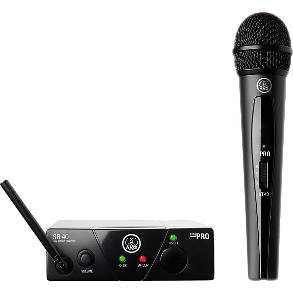 Open Box AKG WMS 40 Mini Vocal Wireless System Level 2 Band B 190839129567