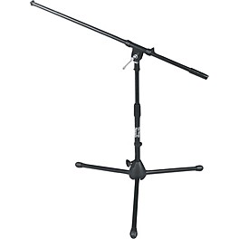 On-Stage Drum / Amp Tripod Mic Stand with Boom Black