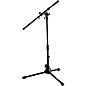 On-Stage Drum / Amp Tripod Mic Stand with Boom Black
