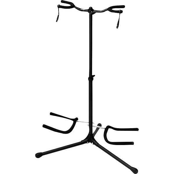 On-Stage Double Guitar Stand Black
