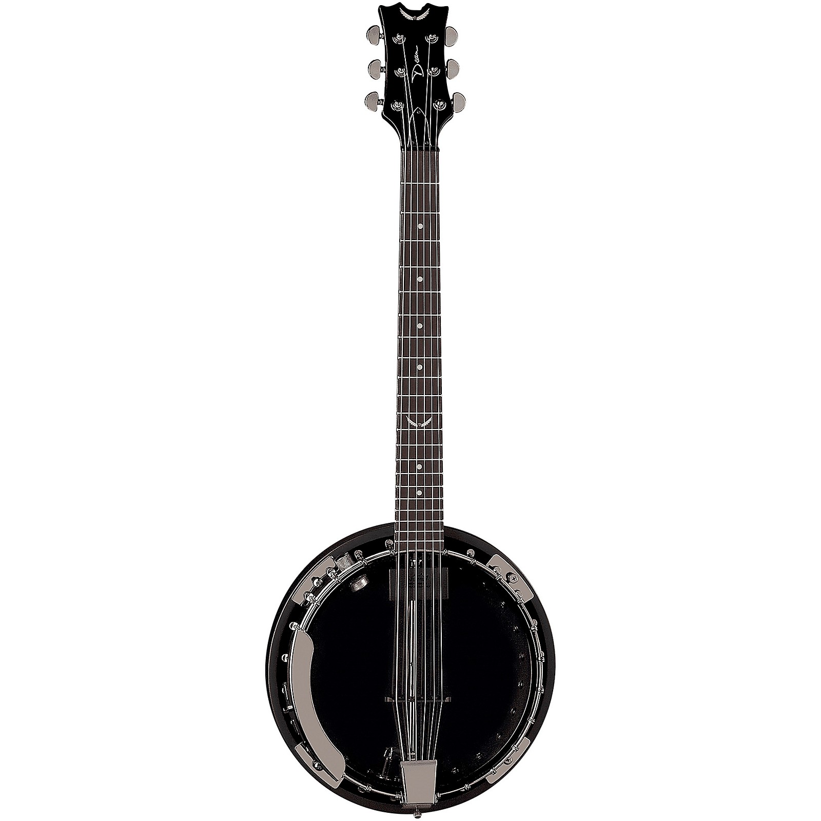 Dean Backwoods 6 Six-String Banjo with Pickup Black Chrome