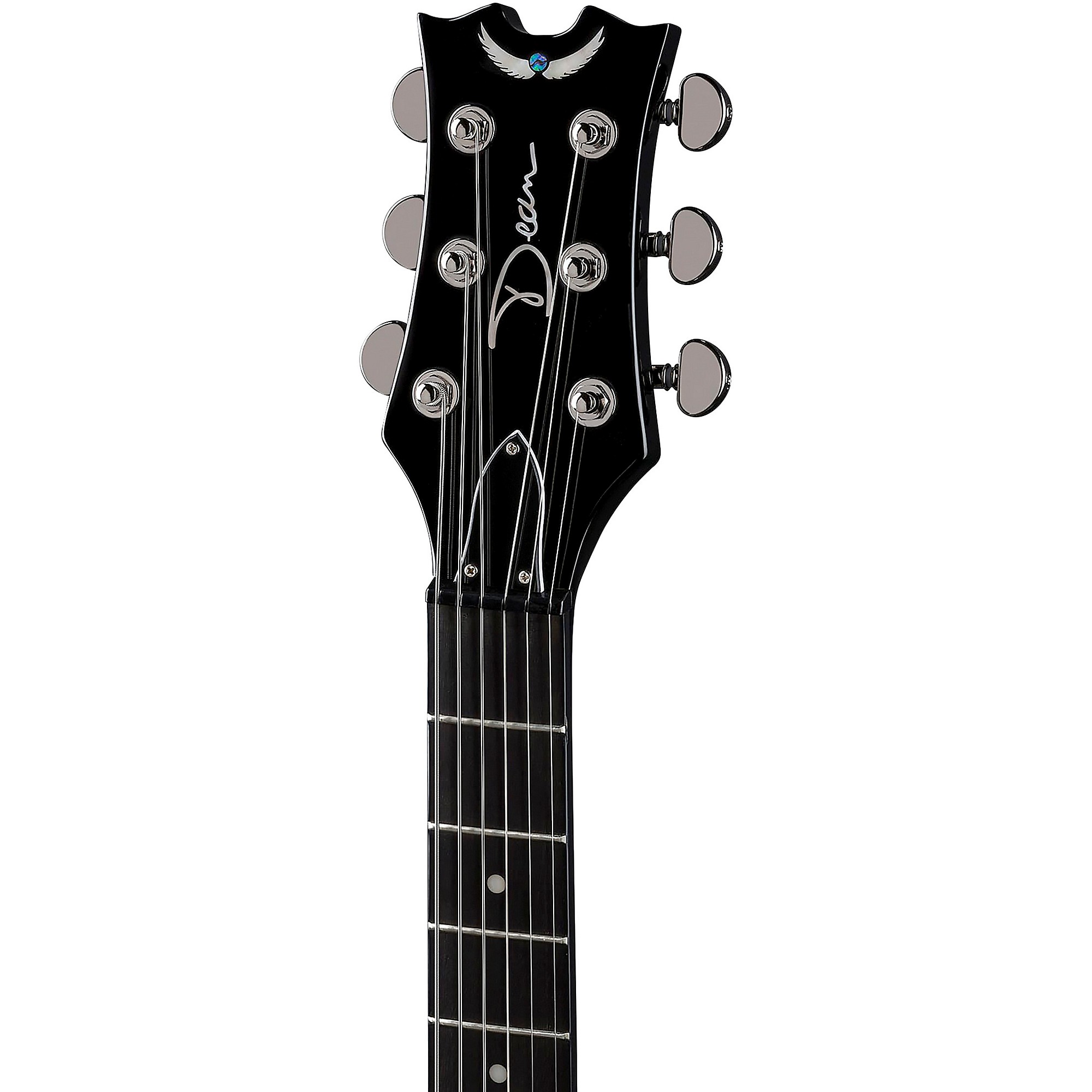 Dean backwoods 6 banjo deals with pickup black chrome