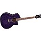 Dean Exotica Quilt Ash Acoustic-Electric Guitar w/Aphex Transparent Power Purple thumbnail