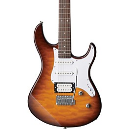 Yamaha PAC212V Quilted Maple Top Electric Guitar C... Yamaha PAC212V Quilted Maple Top Electric Guitar Tobacco Brown Sunburst