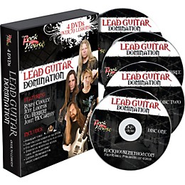Hal Leonard Lead Guitar Domination Featuring Rusty Cooley, Oli Herbert, John McCarthy & Jeff Loomis (4-DVD Set)
