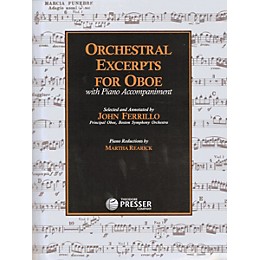 Carl Fischer Orchestral Excerpts For Oboe Book