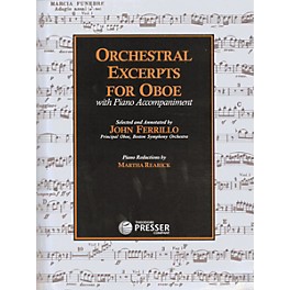 Carl Fischer Orchestral Excerpts For Oboe Book