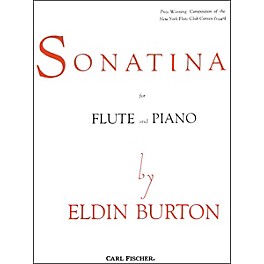 Carl Fischer Sonatina For Flute and Piano