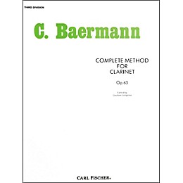 Carl Fischer Complete Method For Clarinet - 3rd Division