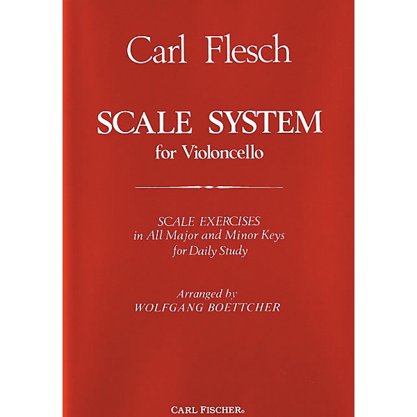 Carl Fischer Scale System For Violoncello