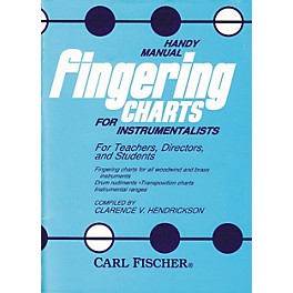 Carl Fischer Handy Manual Fingering Charts For Instrumentalists