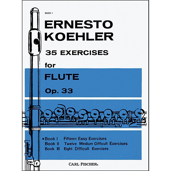Carl Fischer 35 Exercises For Flute, Op. 33