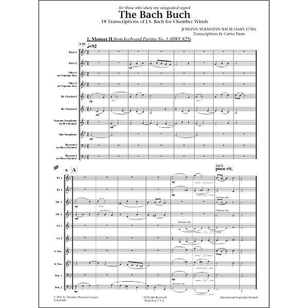 Carl Fischer The Bach Buch Book