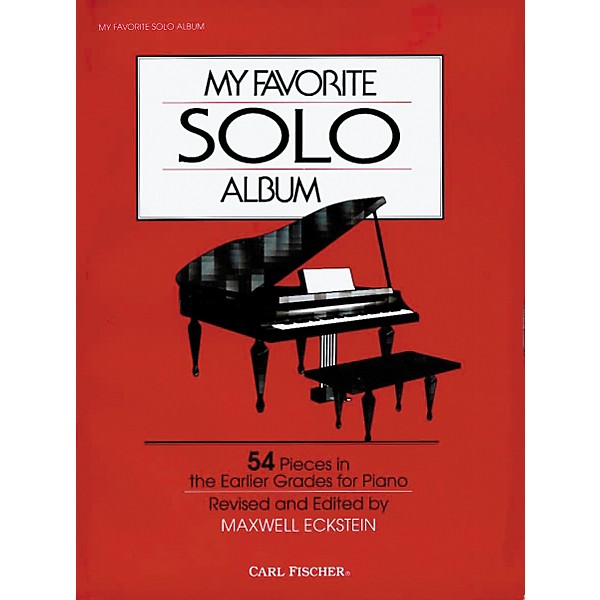 Carl Fischer My Favorite Solo Album Book