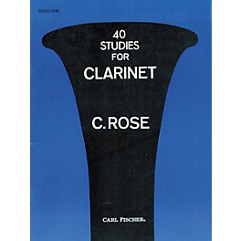 Carl Fischer 40 Studies For Clarinet Book