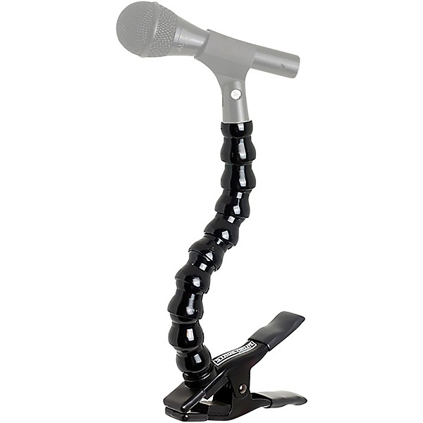 Stage Ninja MIC-12-CB Microphone Mount With Clamp Base Black/Steel