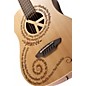 Luna Safari 3/4 Size Travel Guitar with Peace Design Mahogany with Satin Finish
