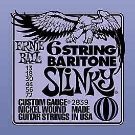 Ernie Ball 2839 Baritone Electric Guitar String Set