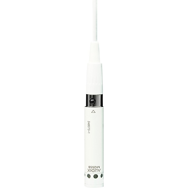Audix M1255B Miniturized High Output Condenser Microphone for Distance Miking Hypercardioid White