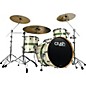 Crush Drums & Percussion Sublime Maple 4-Piece Shell Pack with 22" Bass Drum White Sparkle With Lime Green Stripe thumbnail