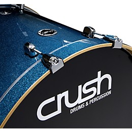 Crush Drums & Percussion Sublime Maple Bass Drum Black to Copper Sparkle Fade 22x20