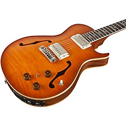 PRS Singlecut Hollowbody II with 10 Top and Back Electric Guitar Matteo Mist