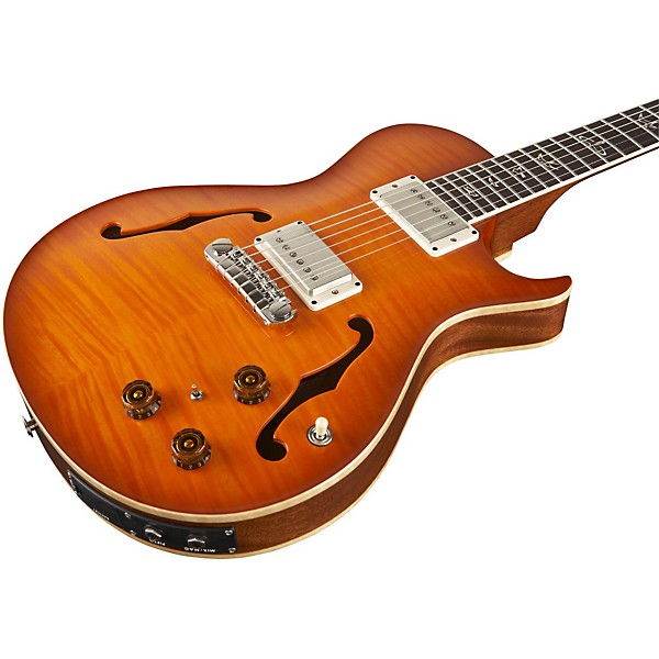 PRS Singlecut Hollowbody II with 10 Top and Back Electric Guitar Matteo Mist