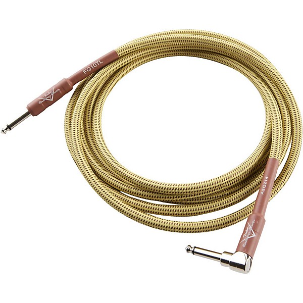 Fender Custom Shop Performance Series Right Angle Instrument Cable Tweed 10 ft.