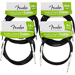 Fender Performance Series Instrument Cable Black Tweed 18.6 ft.