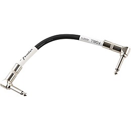 Fender Performance Series Instrument Cable Black 6-inch Patch