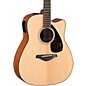 Yamaha FGX700SC Solid Top Cutaway Acoustic-Electric Guitar Natural thumbnail