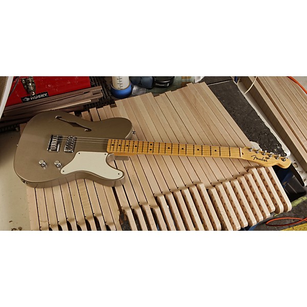 Fender Custom Shop Limited Cabronita Road Show Thinline Telecaster Electric Guitar Shoreline Gold