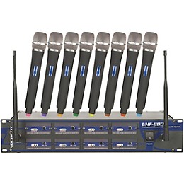 VocoPro UHF-8800 Plus 8-Channel Wireless System with Carrying Bag