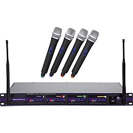 Open Box VocoPro UHF-5800 Plus 4-Mic Wireless System with Mic Bag Level 1 Band 3