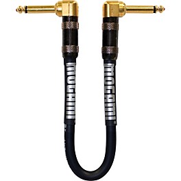 Mogami Platinum Guitar Patch Cable with Right Angle Connectors 11 in. Right Angle To Right Angle